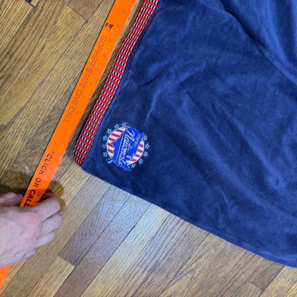 Y2K Reebok Hardwood Classics Syracuse Nationals NBA Terry Shorts Mens XXL Retro - Picture 6 of 8